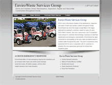 Tablet Screenshot of envirowasteservicesgroup.com